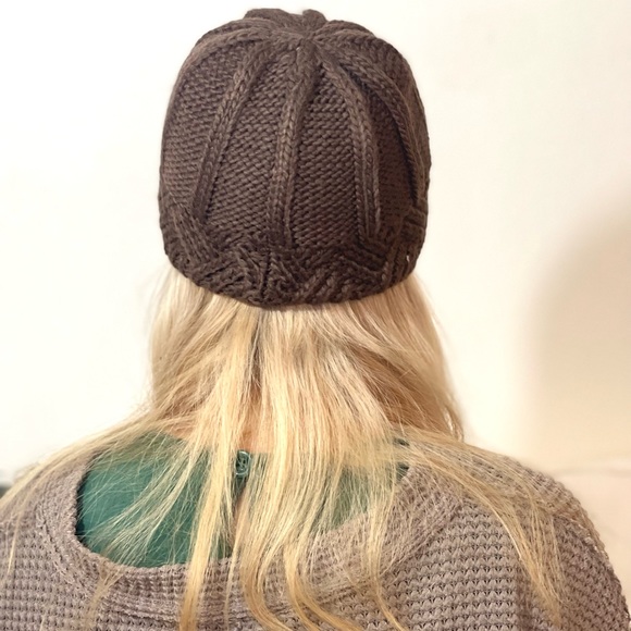 Crocheted beanie available in 5 different colors. See other listings. - Picture 3 of 3